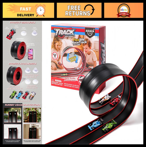 Flexible race track set - 15,